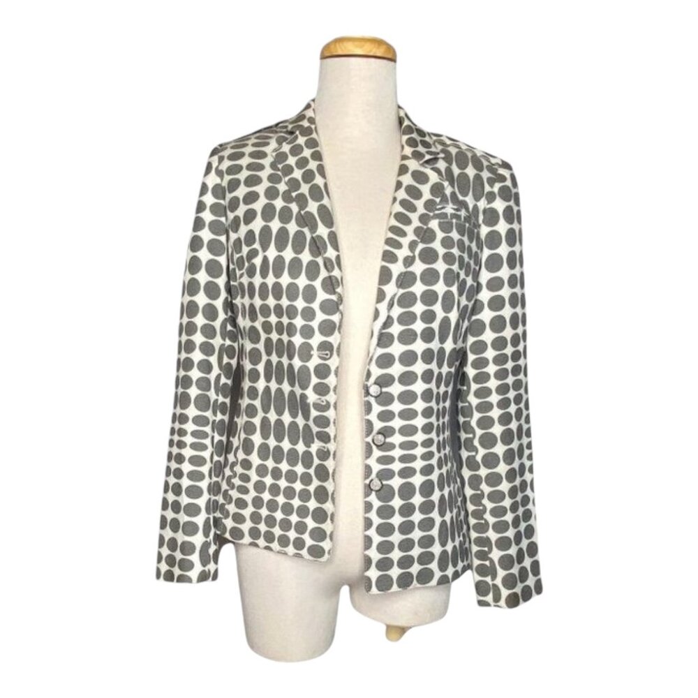 40% OFF Clearance SALE❗️ Alberto Makali Polka Dot Blazer Jacket Cotton/Spandex - Picture 5 of 7